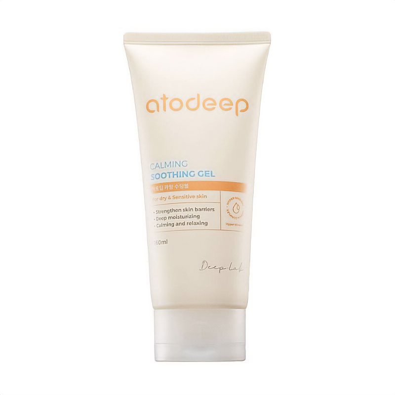 Заспокійливий гель для обличчя та тіла Dr.Deep Atodeep Calming Soothing Gel для сухої та чутливої шкіри, з алое вера, 160 мл